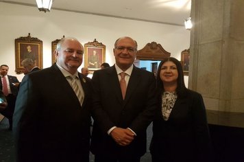 Foto - Prefeito Jair com o governador Geraldo Alckmin