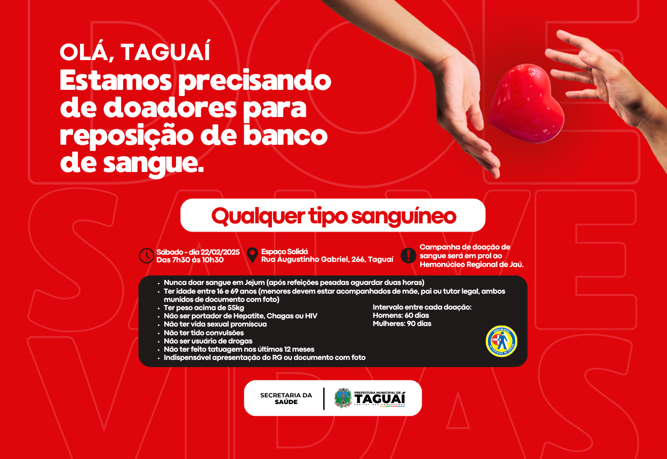 Campanha Doação de Sangue